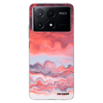 Picasee husă transparentă din silicon pentru Xiaomi Poco X6 Pro - Sunset