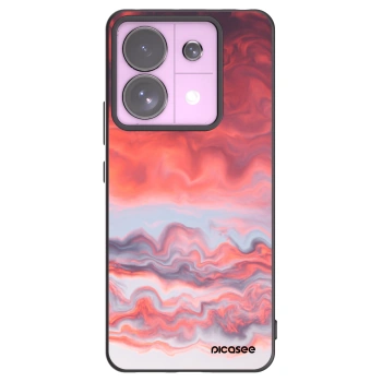 Picasee husă neagră din silicon pentru Xiaomi Redmi Note 13 Pro 5G - Sunset