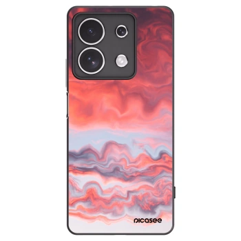 Picasee husă neagră din silicon pentru Xiaomi Redmi Note 13 4G - Sunset