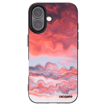 Picasee husă neagră din silicon pentru Apple iPhone 16 - Sunset