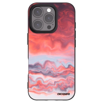 Picasee husă neagră din silicon pentru Apple iPhone 16 Pro - Sunset
