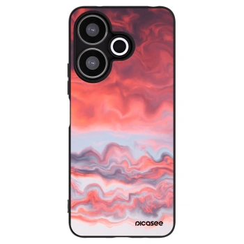 Picasee husă neagră din silicon pentru Xiaomi Redmi 13 4G - Sunset