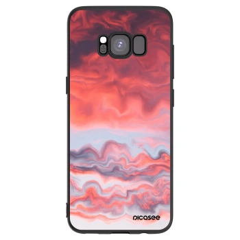 Picasee husă neagră din silicon pentru Samsung Galaxy S8 G950F - Sunset