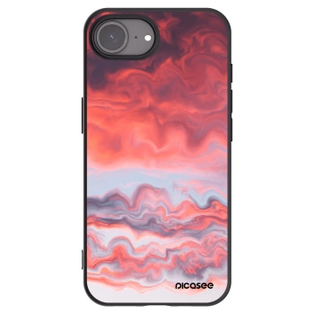 Picasee husă neagră din silicon pentru Apple iPhone 16e - Sunset