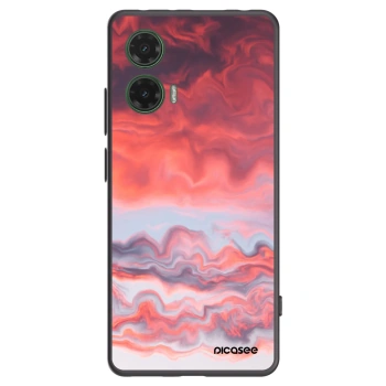 Picasee husă neagră din silicon pentru Motorola Moto G35 5G - Sunset
