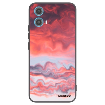 Picasee husă neagră din silicon pentru Motorola Moto G34 5G - Sunset