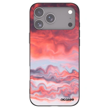 Picasee husă neagră din silicon pentru Apple iPhone 17 Pro Max - Sunset