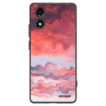 Picasee husă neagră din silicon pentru Motorola Moto E14 - Sunset