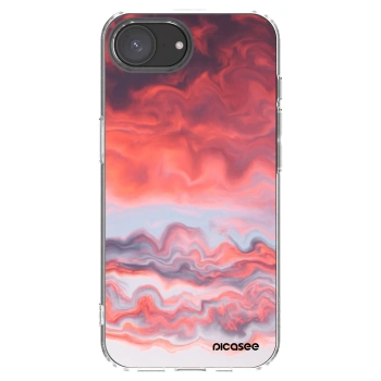 Picasee husă transparentă din silicon pentru Apple iPhone 17e - Sunset