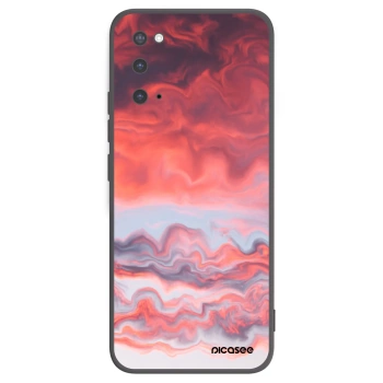 Picasee husă neagră din silicon pentru Samsung Galaxy S20 G980F - Sunset