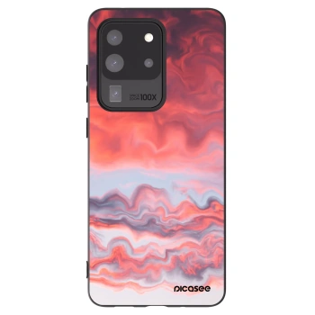 Picasee husă neagră din silicon pentru Samsung Galaxy S20 Ultra 5G G988F - Sunset