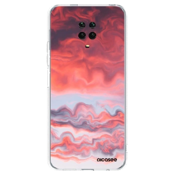 Picasee husă transparentă din silicon pentru Xiaomi Redmi Note 9 Pro - Sunset