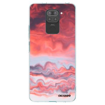 Picasee husă neagră din silicon pentru Xiaomi Redmi Note 9 - Sunset