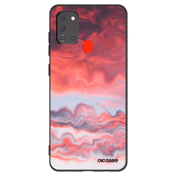 Picasee husă neagră din silicon pentru Samsung Galaxy A21s - Sunset