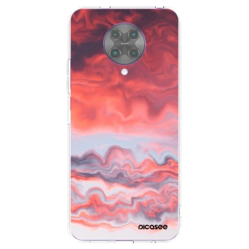 Picasee husă transparentă din silicon pentru Xiaomi Poco F2 Pro - Sunset