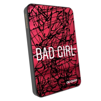 Powerbank cu MagSafe 5 000 mAh cu design propriu Gri - Bad girl