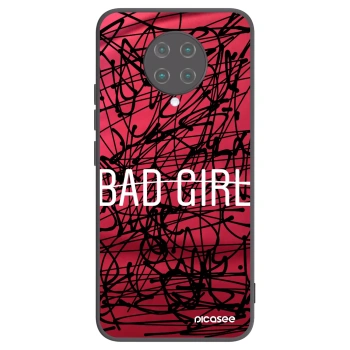 Picasee husă neagră din silicon pentru Xiaomi Poco F2 Pro - Bad girl