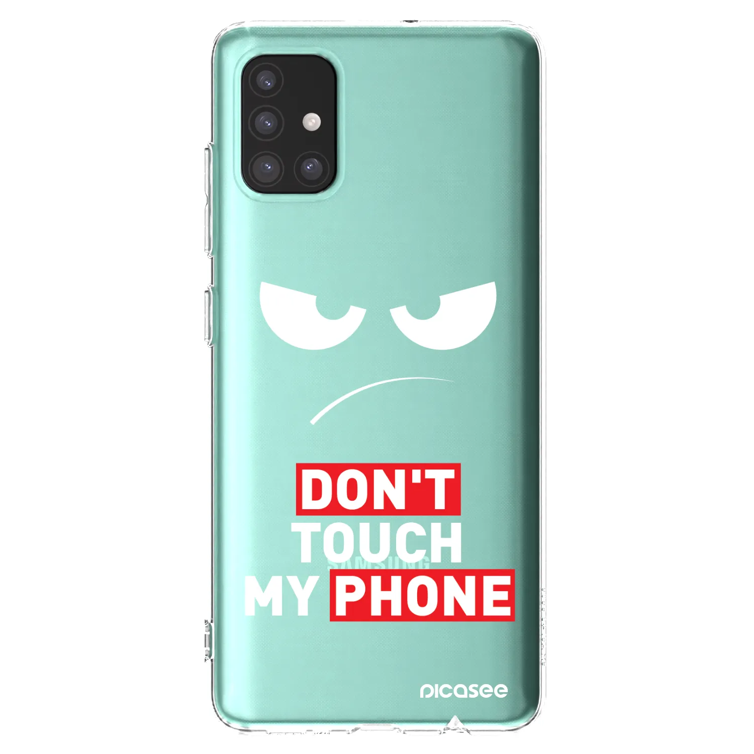 Picasee husă transparentă din silicon pentru Samsung Galaxy M31s - Angry Eyes - Transparent