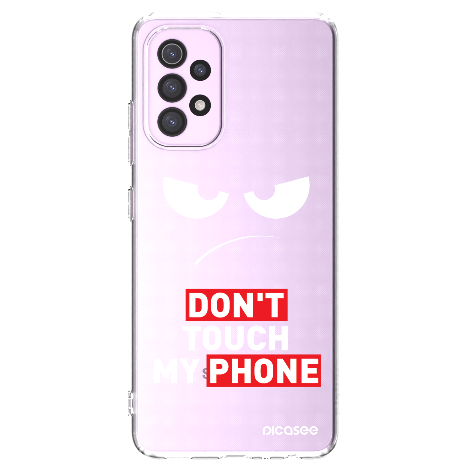 Picasee husă transparentă din silicon pentru Samsung Galaxy A32 5G A326B - Angry Eyes - Transparent