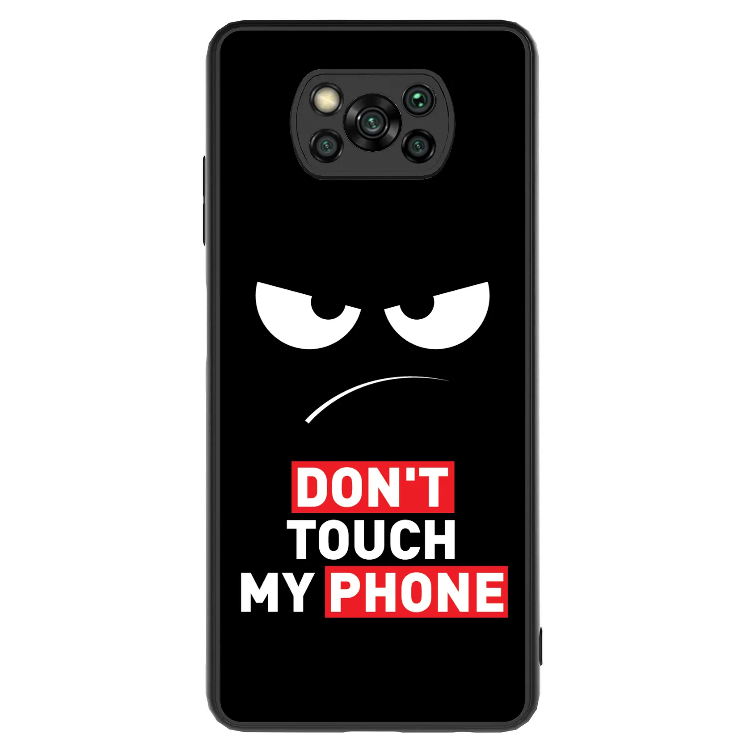Picasee ULTIMATE CASE pentru Xiaomi Poco X3 - Angry Eyes - Transparent