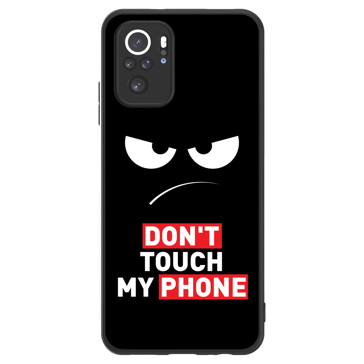 Picasee ULTIMATE CASE pentru Xiaomi Redmi Note 10 - Angry Eyes - Transparent
