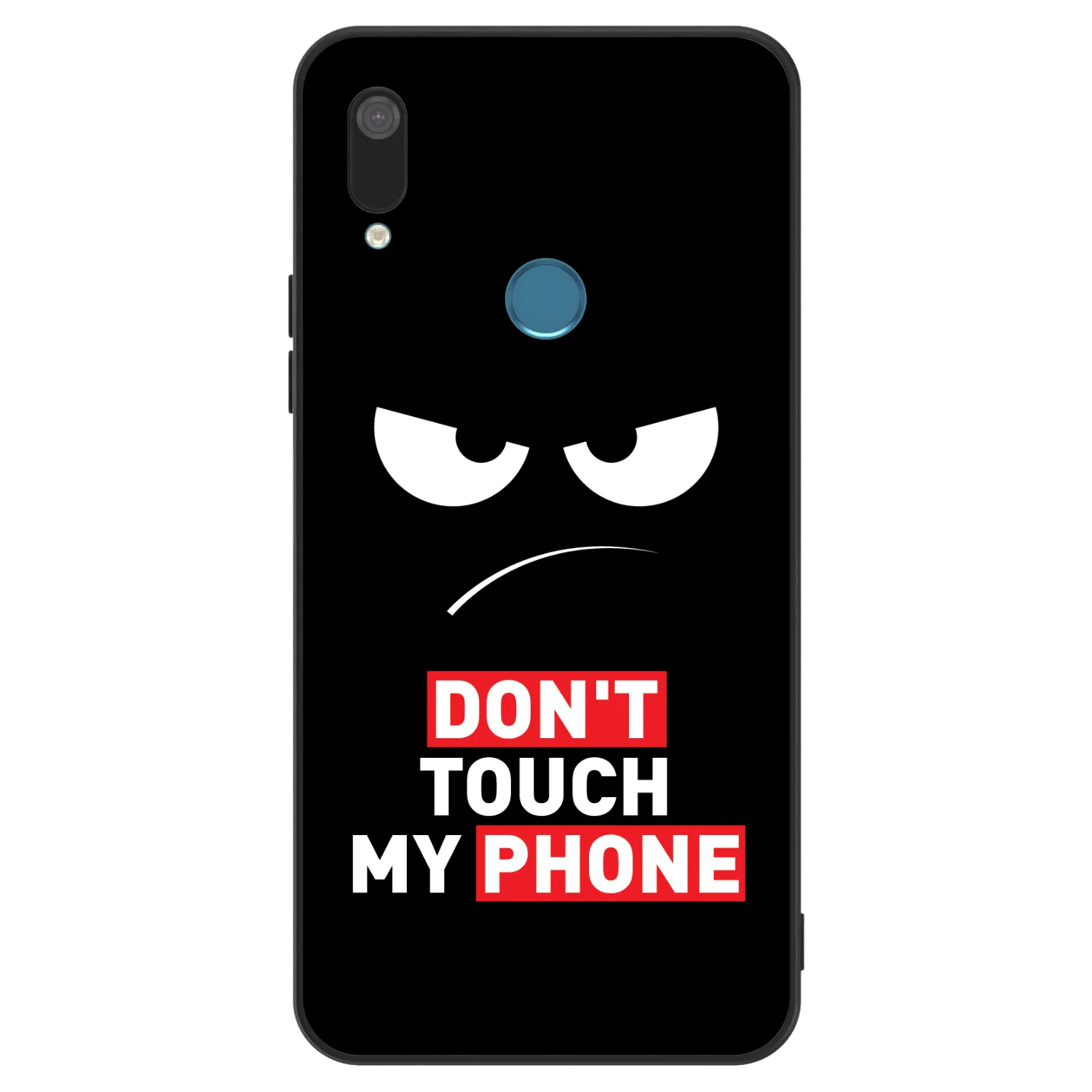 Picasee ULTIMATE CASE pentru Huawei Y7 2019 - Angry Eyes - Transparent