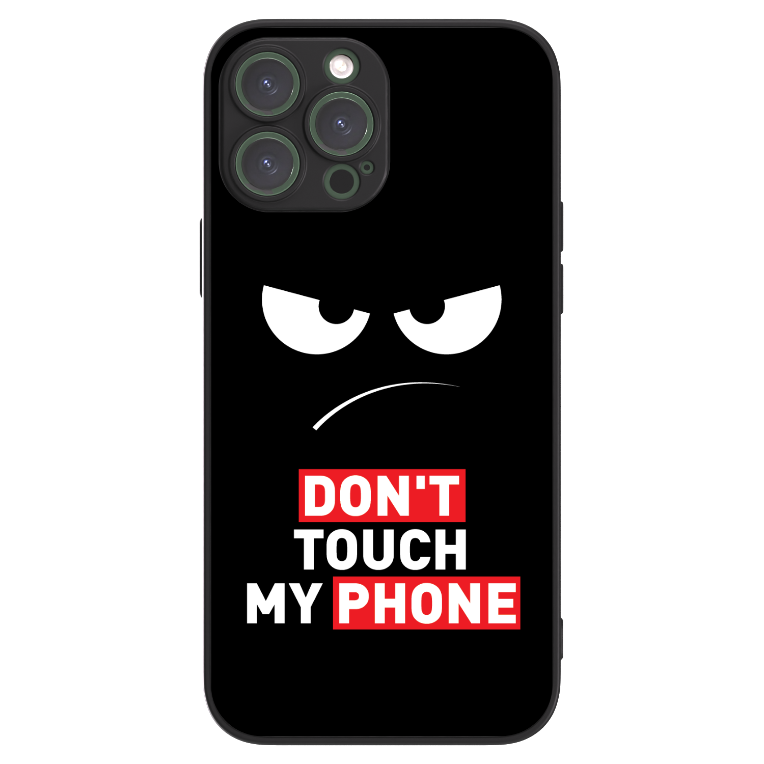 Picasee ULTIMATE CASE pentru Apple iPhone 13 Pro Max - Angry Eyes - Transparent