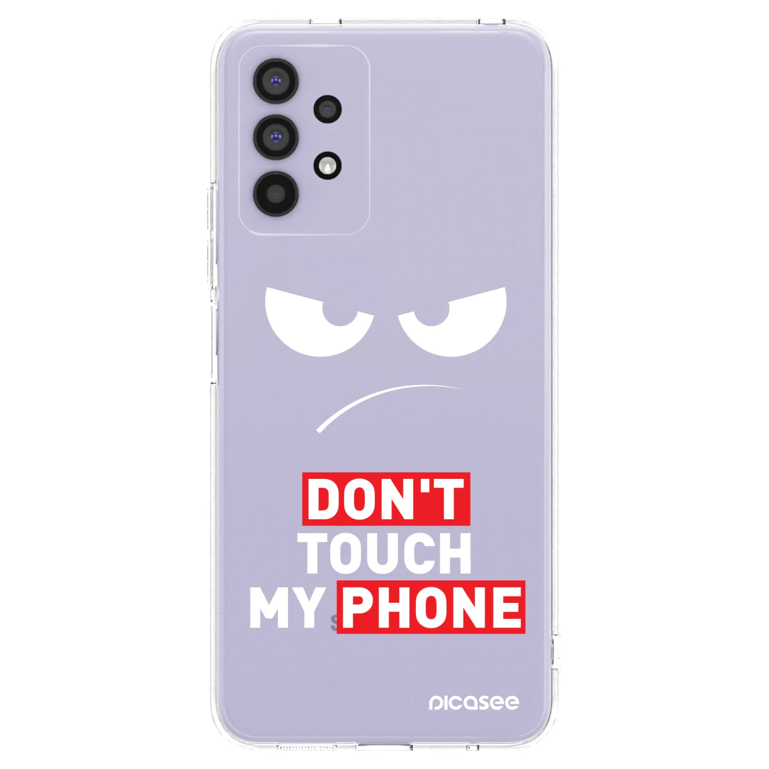Picasee husă transparentă din silicon pentru Samsung Galaxy A32 4G SM-A325F - Angry Eyes - Transparent