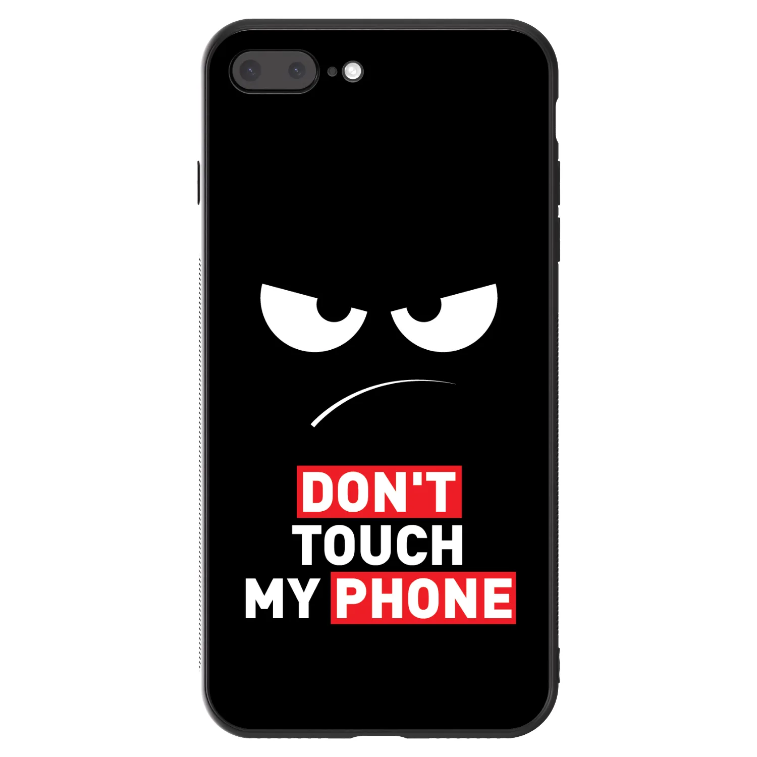 Picasee ULTIMATE CASE pentru Apple iPhone 8 Plus - Angry Eyes - Transparent