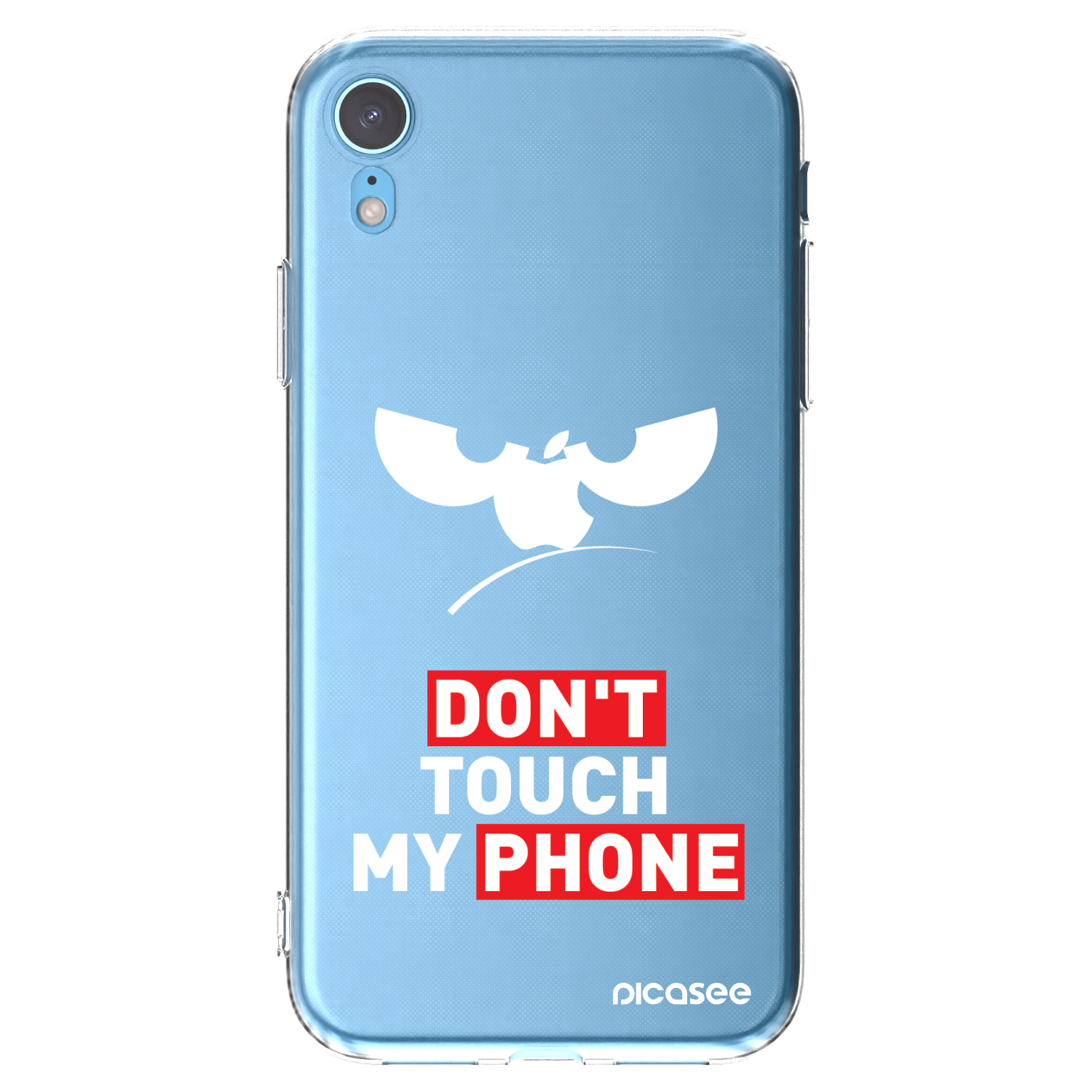 Picasee husă transparentă din silicon pentru Apple iPhone XR - Angry Eyes - Transparent