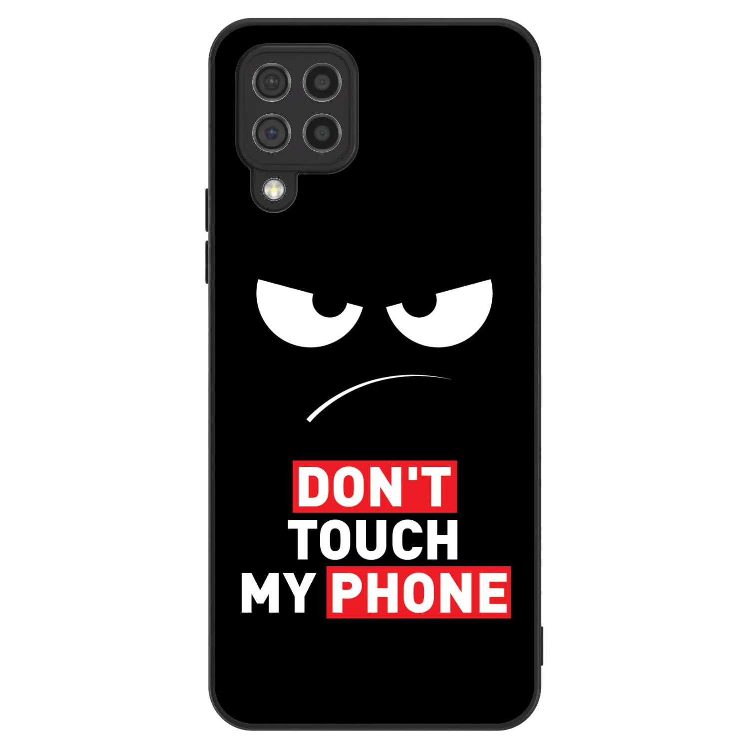 Picasee ULTIMATE CASE pentru Samsung Galaxy A22 A225F 4G - Angry Eyes - Transparent