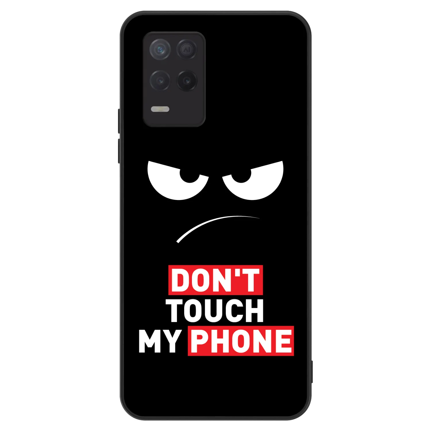 Picasee ULTIMATE CASE pentru Realme 8 5G - Angry Eyes - Transparent