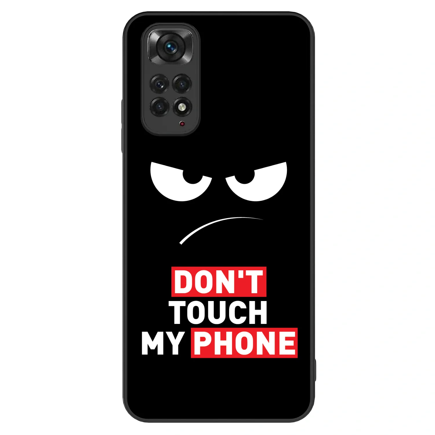 Picasee ULTIMATE CASE pentru Xiaomi Redmi Note 11 - Angry Eyes - Transparent