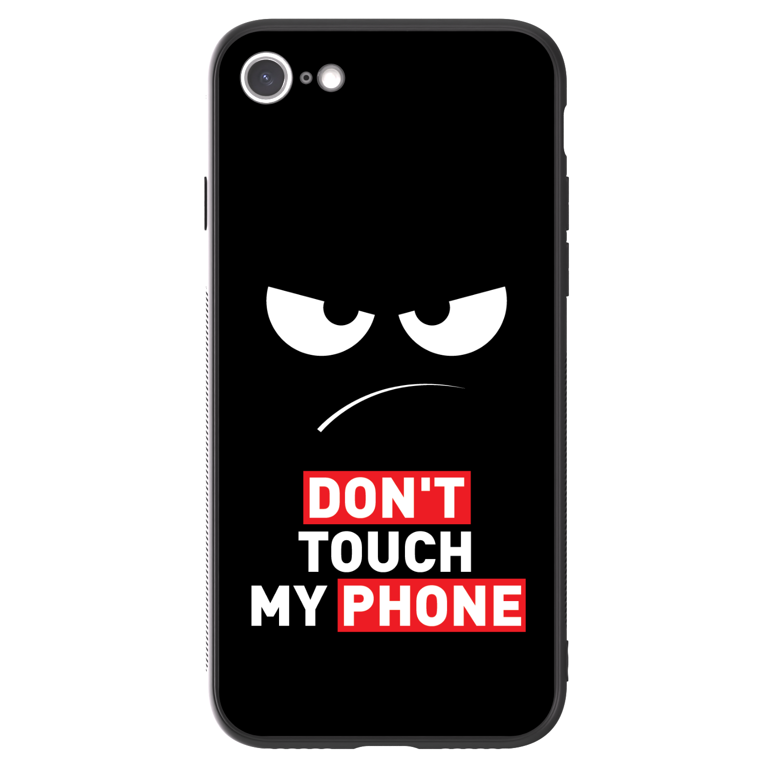 Picasee ULTIMATE CASE pentru Apple iPhone SE 2022 - Angry Eyes - Transparent