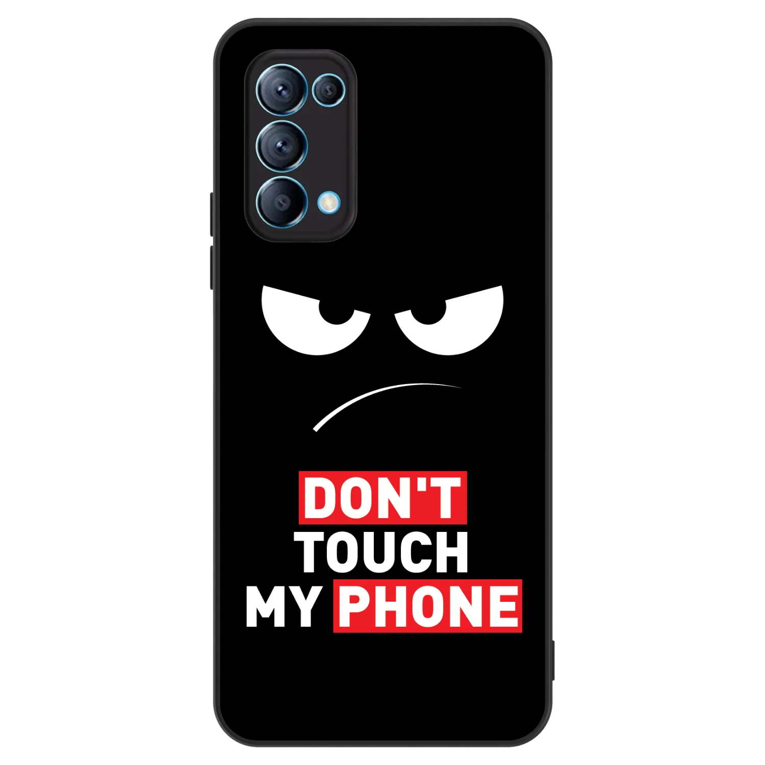 Picasee ULTIMATE CASE pentru OPPO Reno 5 5G - Angry Eyes - Transparent
