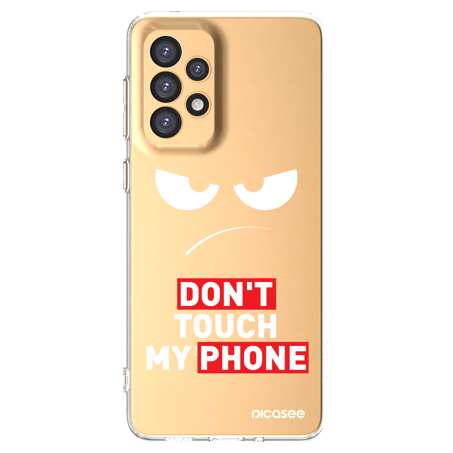 Picasee husă transparentă din silicon pentru Samsung Galaxy A33 5G A336 - Angry Eyes - Transparent
