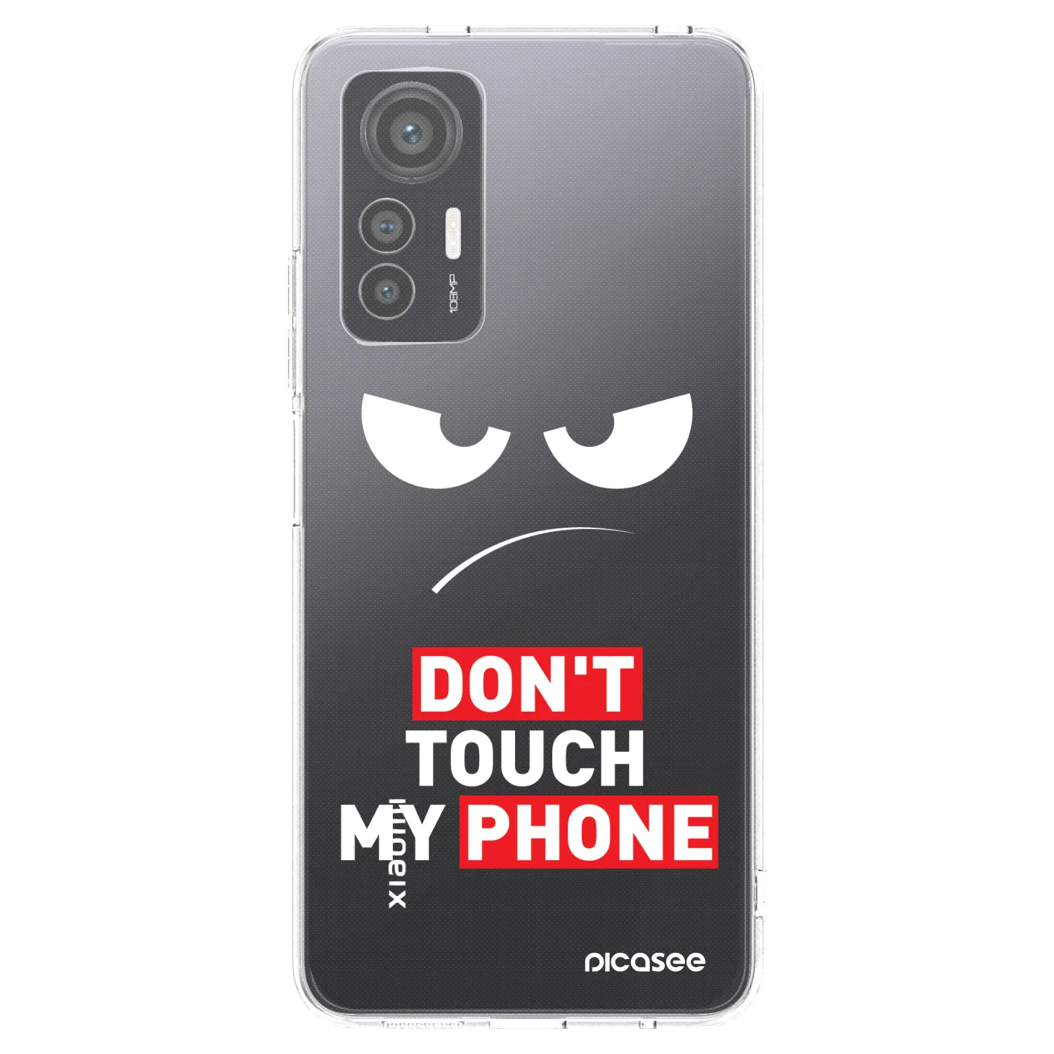 Picasee husă transparentă din silicon pentru Xiaomi 12 Lite - Angry Eyes - Transparent