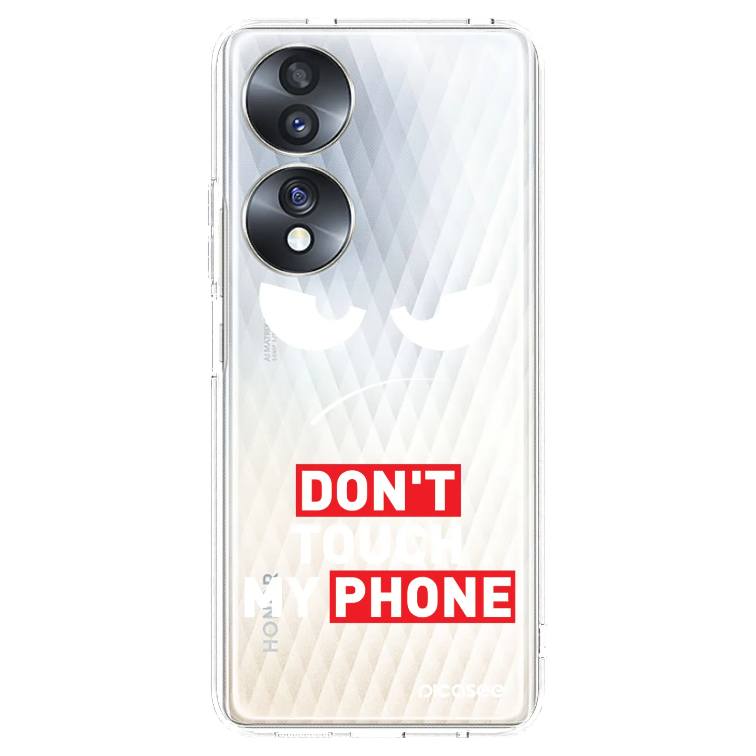 Picasee husă transparentă din silicon pentru Honor 70 - Angry Eyes - Transparent