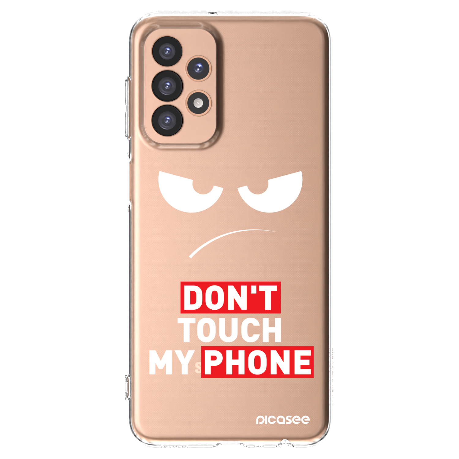 Picasee husă transparentă din silicon pentru Samsung Galaxy A23 A236B 5G - Angry Eyes - Transparent