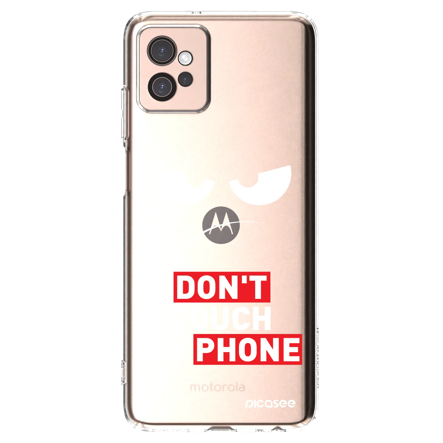 Picasee husă transparentă din silicon pentru Motorola Moto G32 - Angry Eyes - Transparent