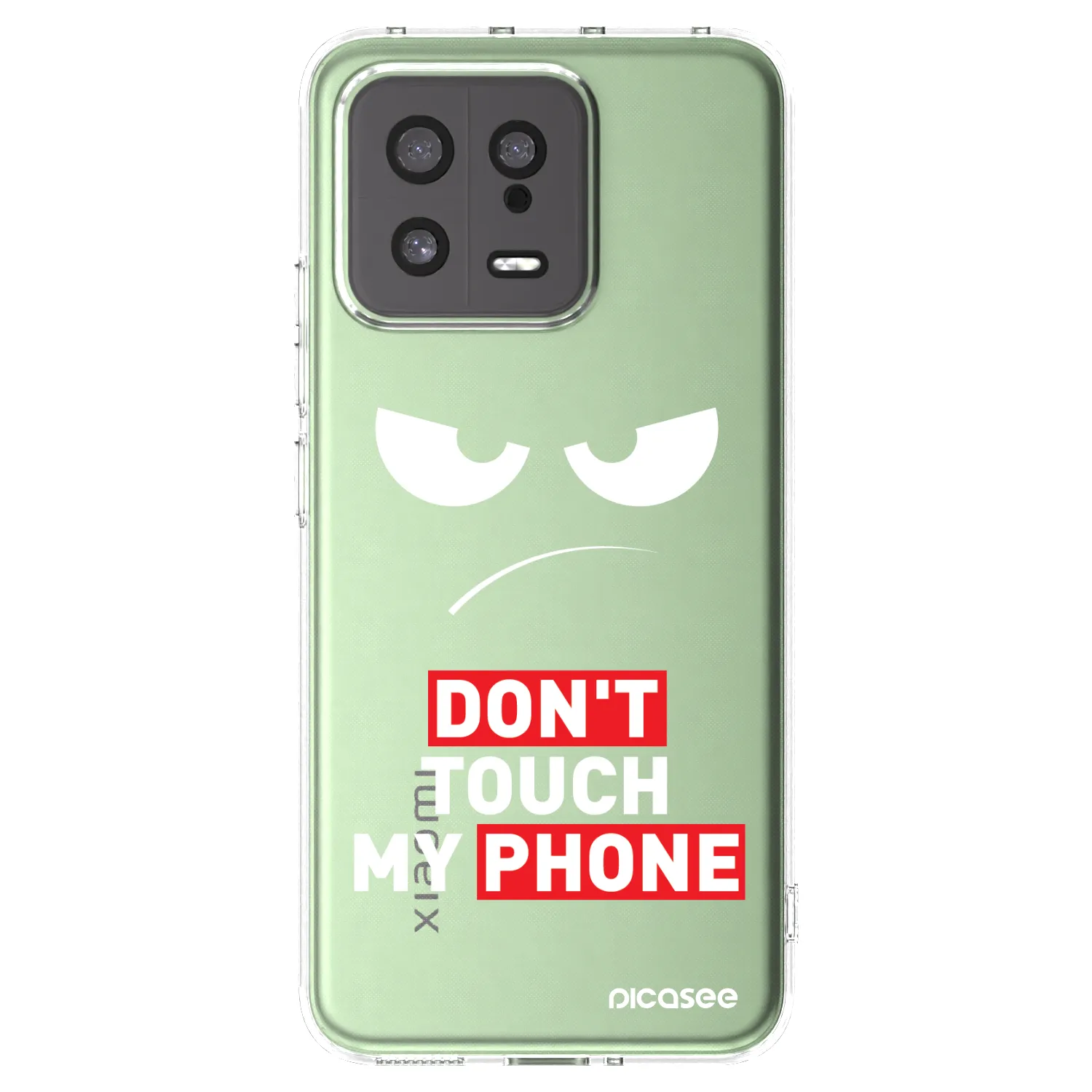 Picasee husă transparentă din silicon pentru Xiaomi 13 - Angry Eyes - Transparent