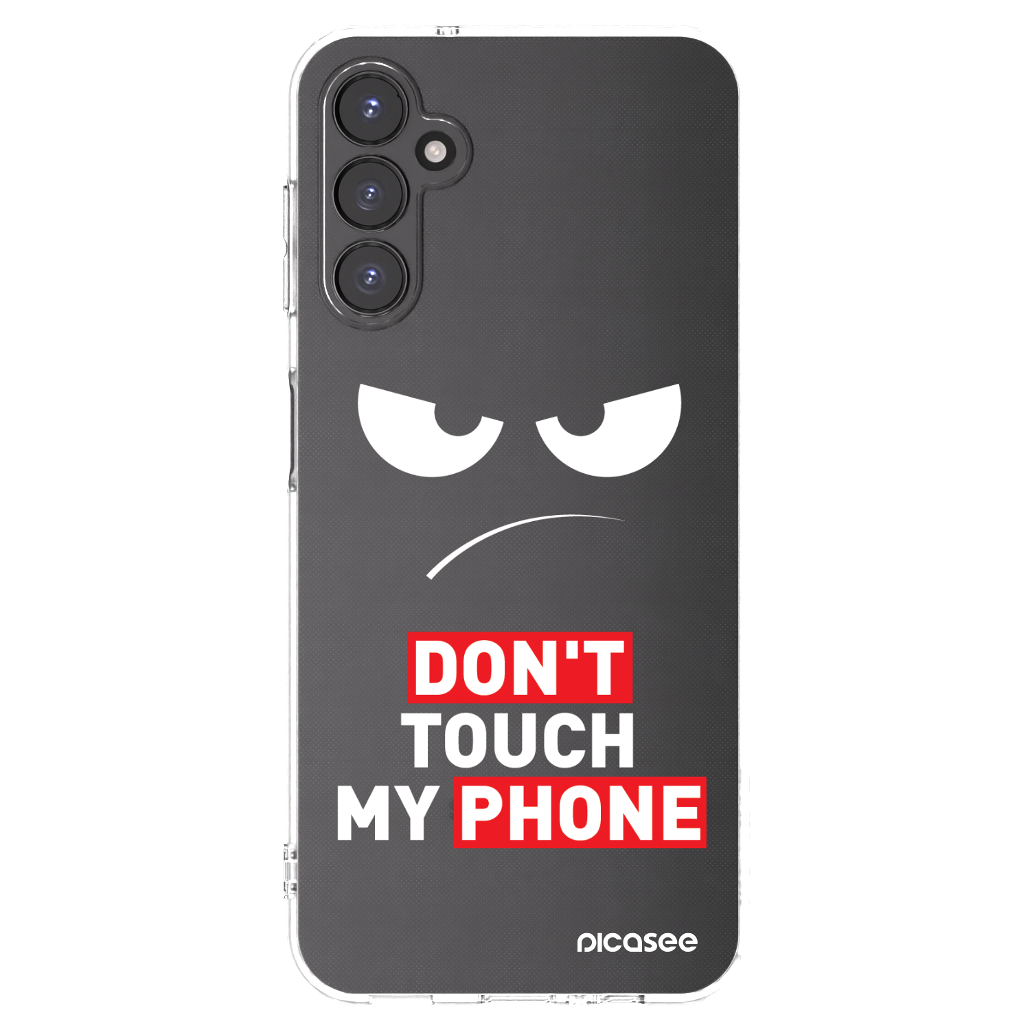 Picasee husă transparentă din silicon pentru Samsung Galaxy A14 5G A146P - Angry Eyes - Transparent