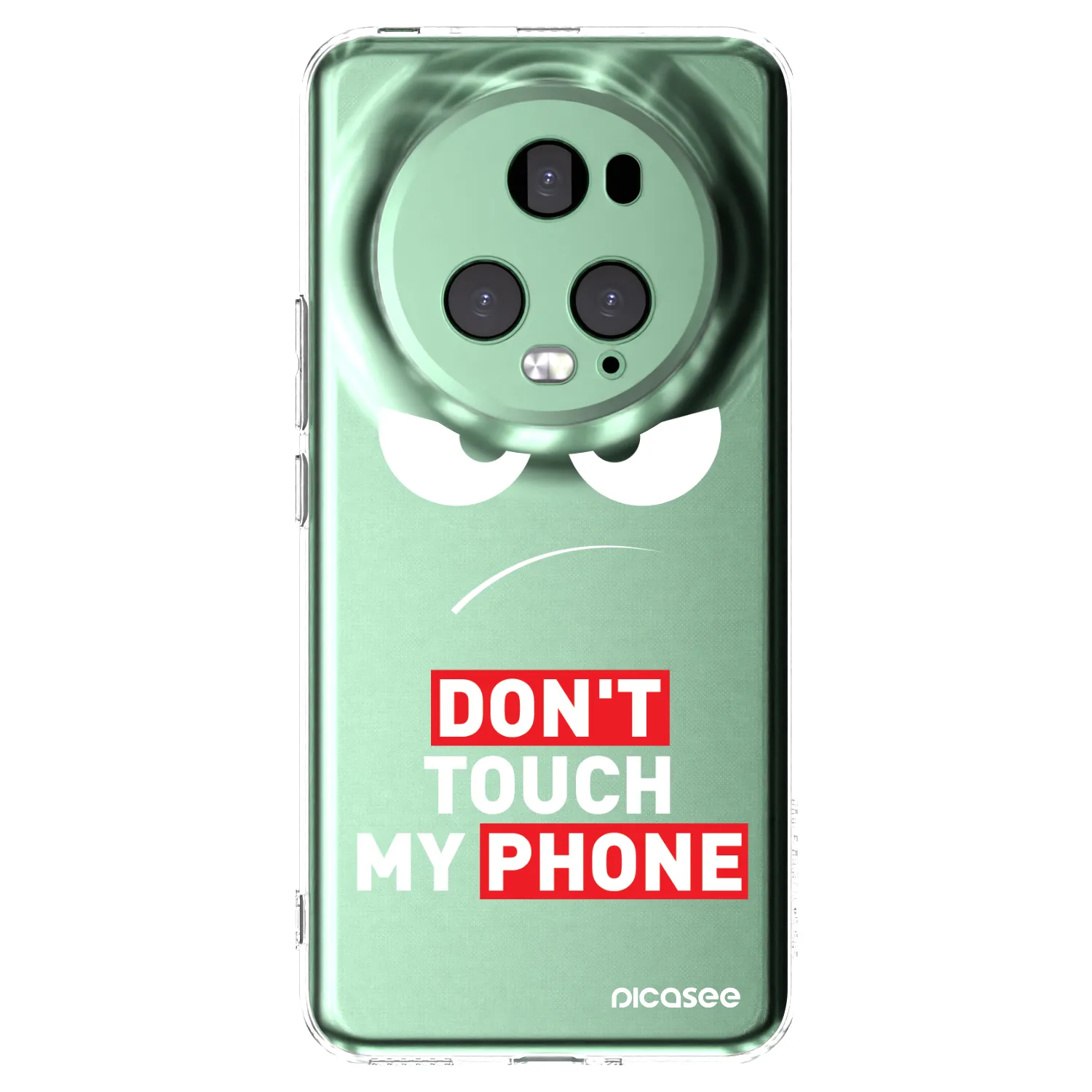 Picasee husă transparentă din silicon pentru Honor Magic5 Pro - Angry Eyes - Transparent