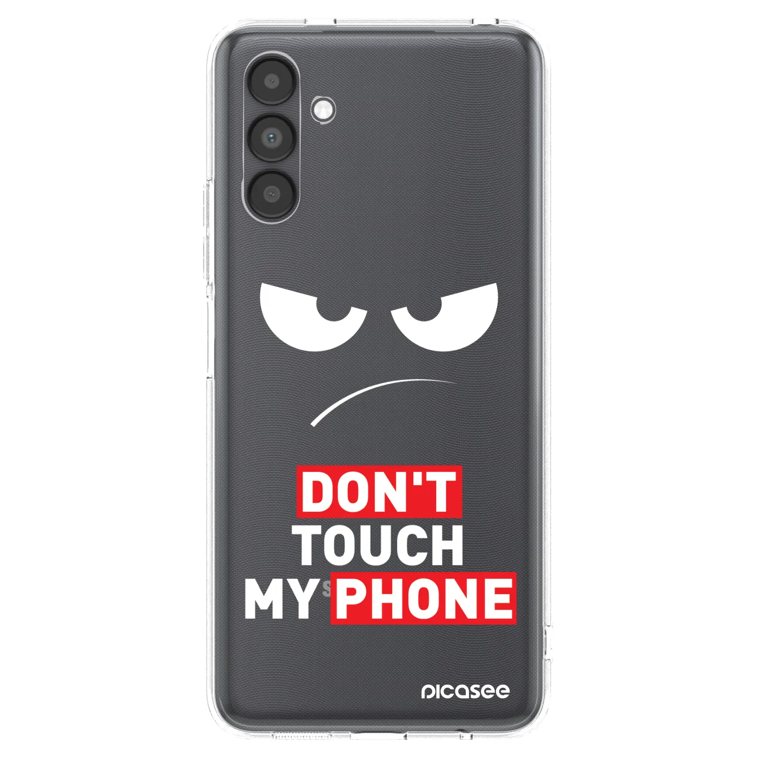 Picasee husă transparentă din silicon pentru Samsung Galaxy A04s A047F - Angry Eyes - Transparent