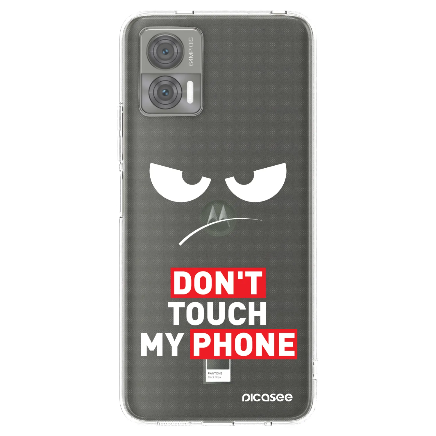 Picasee husă transparentă din silicon pentru Motorola Edge 30 Neo - Angry Eyes - Transparent