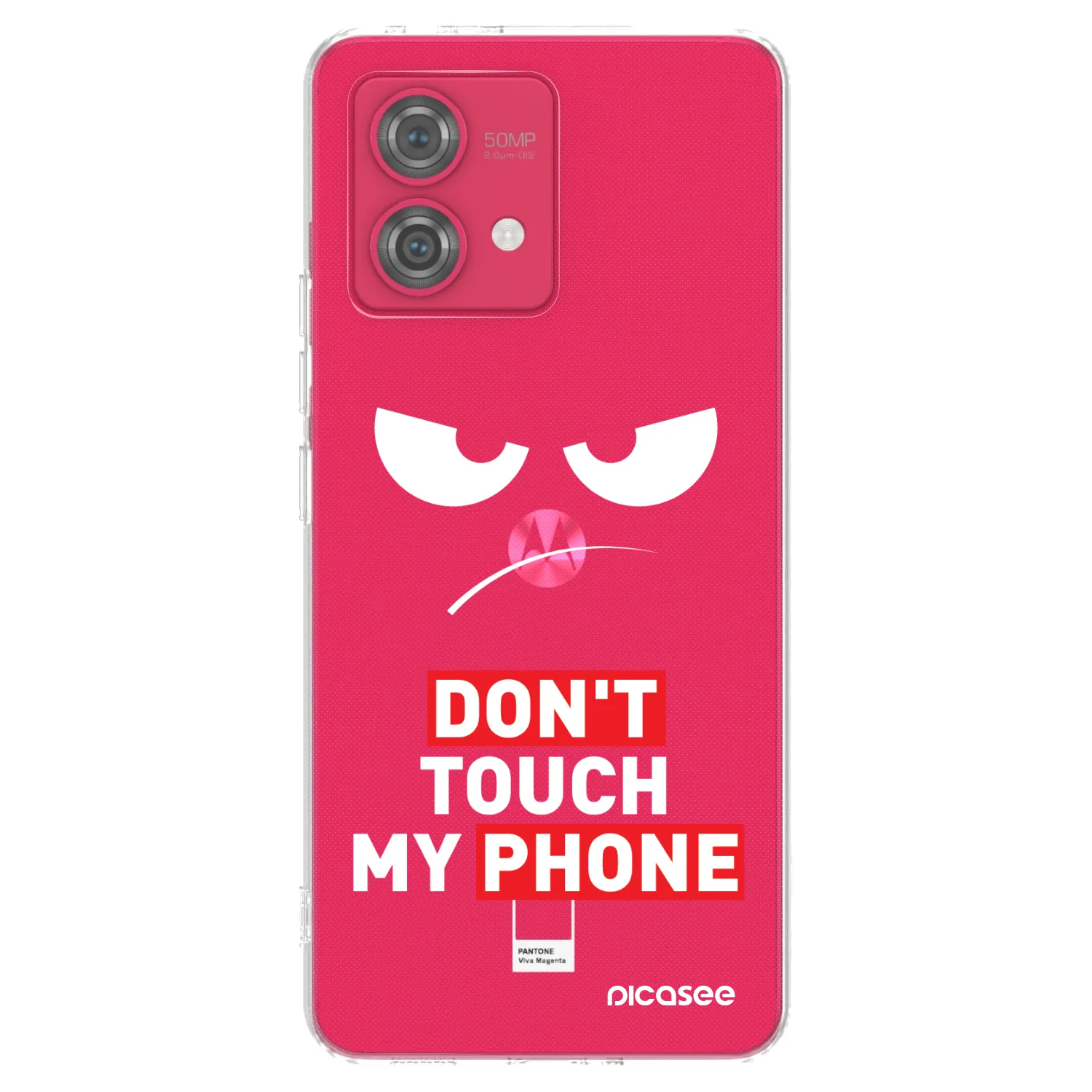 Picasee husă transparentă din silicon pentru Motorola Moto G84 5G - Angry Eyes - Transparent