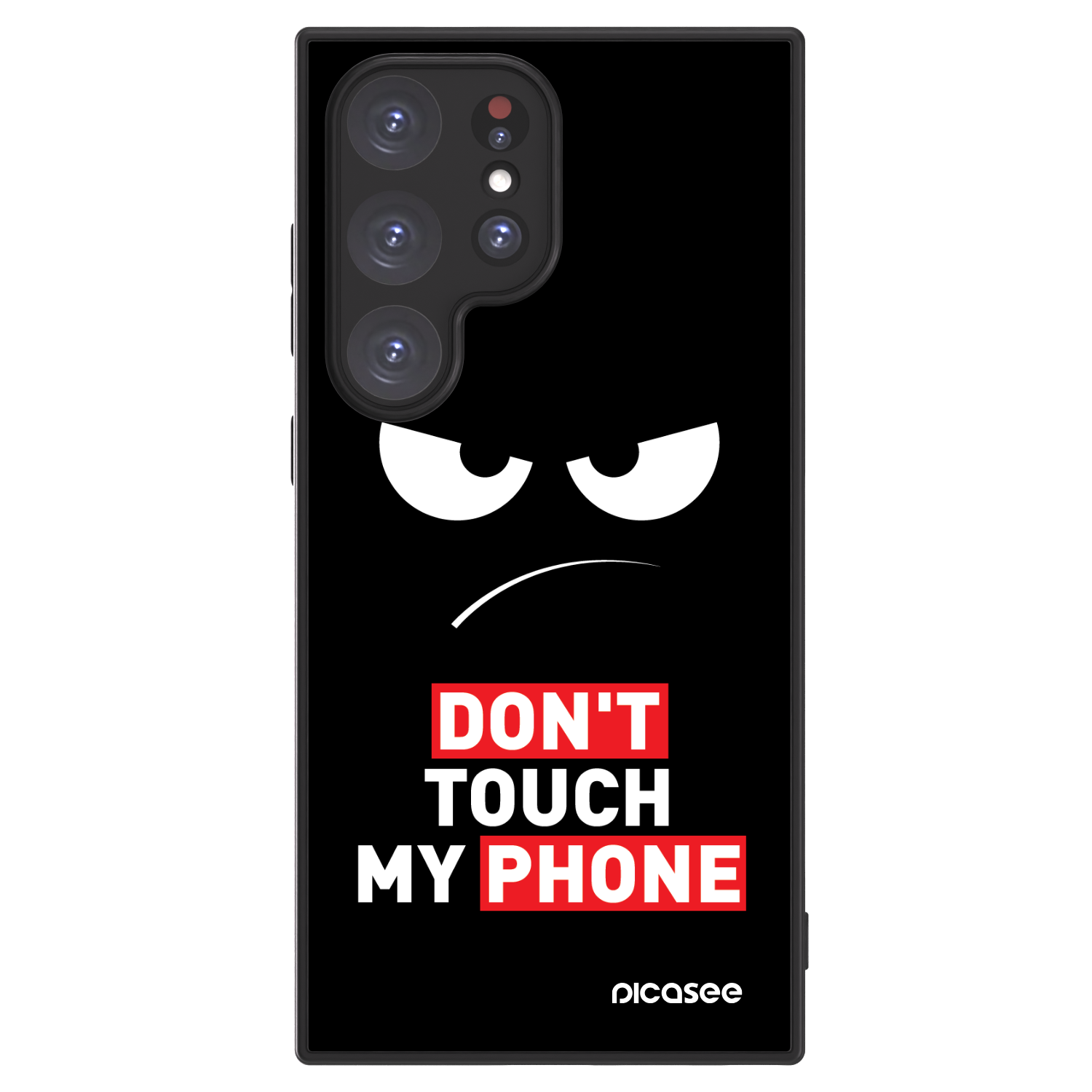 Picasee ULTIMATE CASE PowerShare pentru Samsung Galaxy S24 Ultra S928B 5G - Angry Eyes - Transparent
