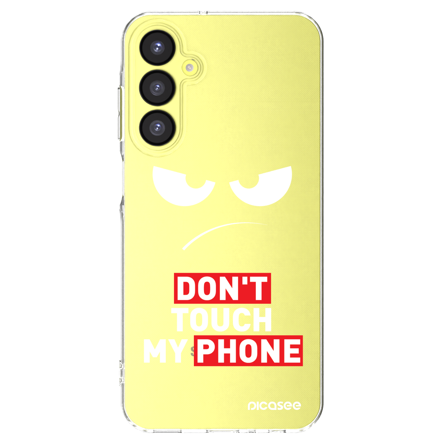 Picasee husă transparentă din silicon pentru Samsung Galaxy A25 A256B 5G - Angry Eyes - Transparent