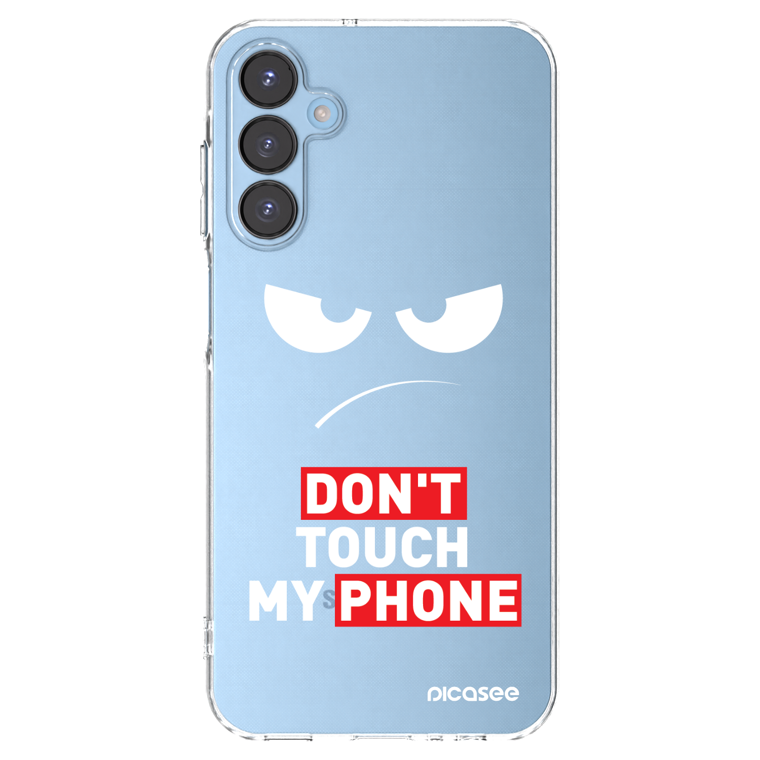 Picasee husă transparentă din silicon pentru Samsung Galaxy A15 A156B 5G - Angry Eyes - Transparent