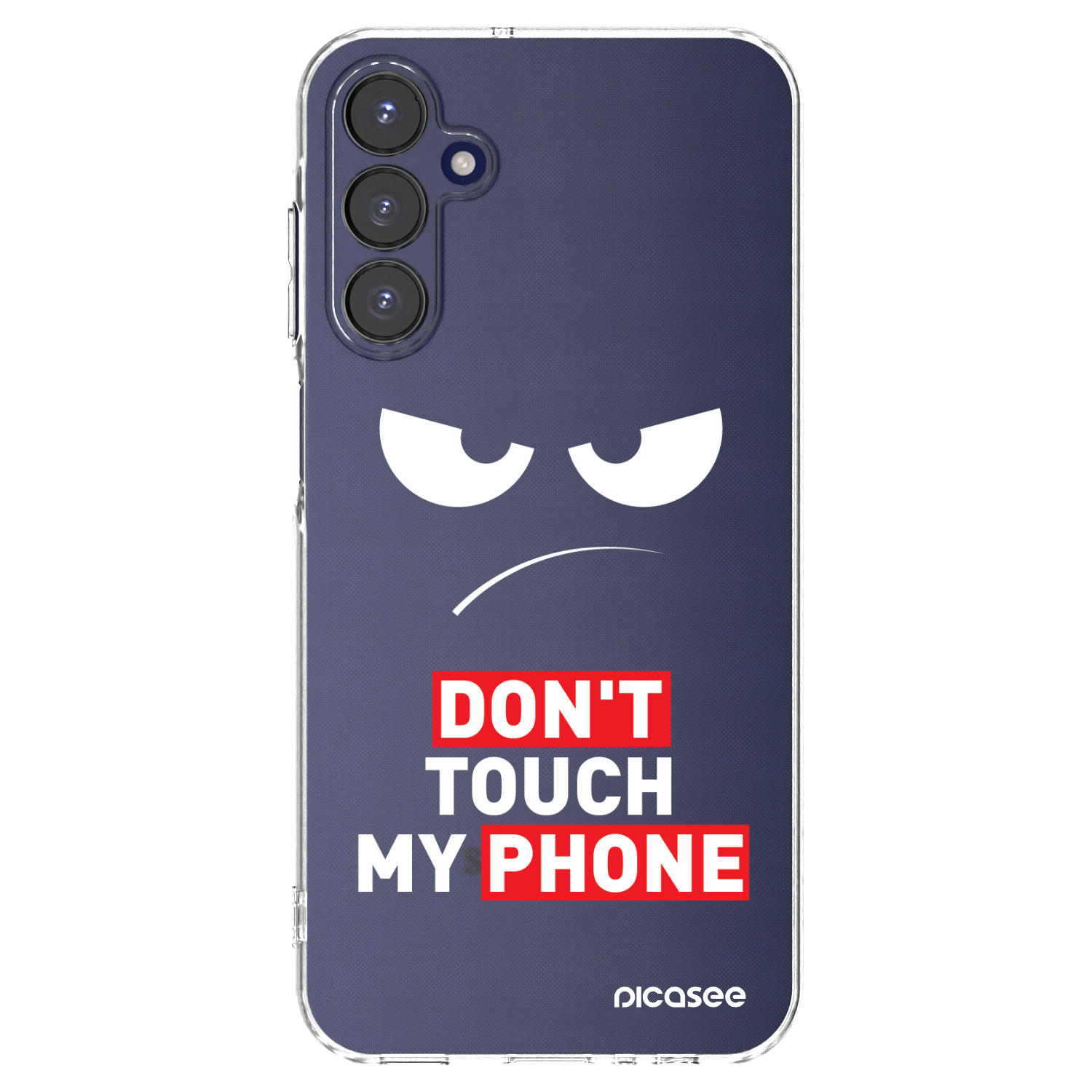Picasee husă transparentă din silicon pentru Samsung Galaxy A15 A155F 4G - Angry Eyes - Transparent